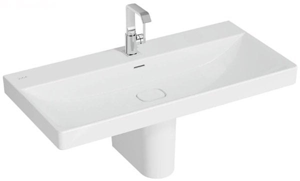 Vitra 7529B003-0001 Metropole Y.Ayaklı Lavabo,100cm,Parlak Beyaz.